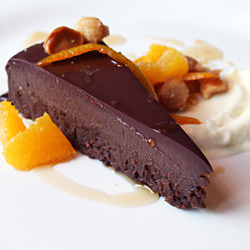 Flourless Chocolate Torte - Recipe photo by kmkrueb