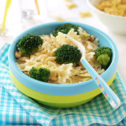 Broccoli and Bow-Tie Pasta - Recipe photo by food-4tots