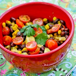 Black Bean & Avocado Salad - Recipe photo by Clean Green Simple
