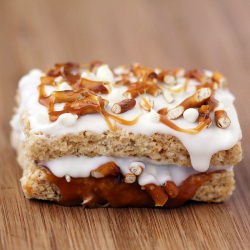 Chocolate Caramel Pretzel Treats - Recipe photo by LoveFromTheOven