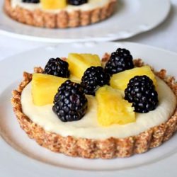 Fruity Coconut-Cashew Cream Tarts - Recipe photo by singerskitchen