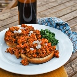 Vegetarian Sloppy Joes - Recipe photo by Clean Green Simple