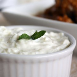 Sour Cream Cucumber Mint Raitha - Recipe photo by OurEyesEatFirst