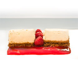Kaffir Lime Mouse w Berry Coulis - Recipe photo by frenchforfoodies