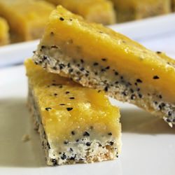 Kalonji and Lemon Bars - Recipe photo by hermione