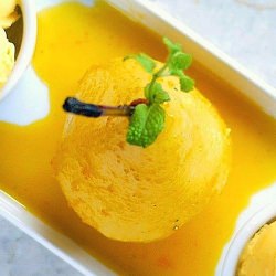 Poached Pear in Spicy Mango Nectar - Recipe photo by mycreativeflavors