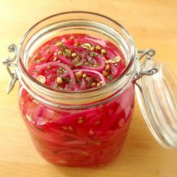 Torshi Piaz – Pickled Red Onions - Recipe photo by Azita