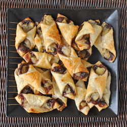 Feijoa, Choc & Custard Pastries - Recipe photo by bunnyeatsdesign