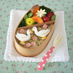 Twin Geese Bento - Recipe photo by bentozen