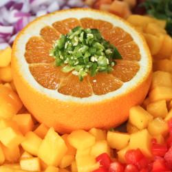 Spicy Mango Peach Salsa - Recipe photo by Whats Cookin with Mary