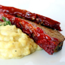Turkey Loaf and Parsnip Puree - Recipe photo by OurEyesEatFirst