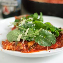 Deep Dish Whole Wheat Pizza - Recipe photo by cookieandkate