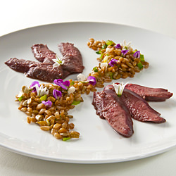 Sharptail Grouse with Farro - Recipe photo by Hank_Shaw