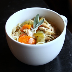 Chicken Noodle "Soup" - Recipe photo by biftekfrites
