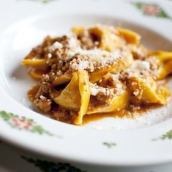Tortelli with Ragu - Recipe photo by foodrepublic