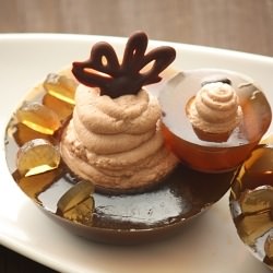 Vegan Maple Mousse with Coffee Jello - Recipe photo by Dishesfrommykitchen