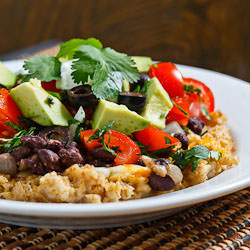 Oatmeal Burrito Bowl - Recipe photo by closetcooking