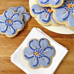 Flower Sugar Cookies - Recipe photo by Jenny Steffens