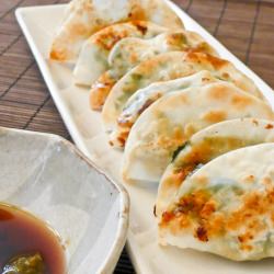 Chicken and Shiso Leaf Gyoza - Recipe photo by Just One Cookbook