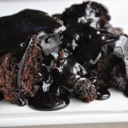 Chocolate Cake with Chocolate Glaze - Recipe photo by CandySerendipity