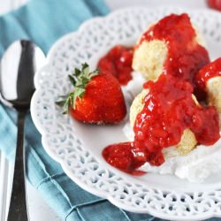 Rhubarb Sauce and Sundae - Recipe photo by savorthethyme