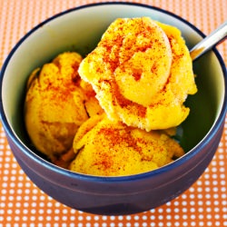Lime-Chile Mango Sorbet - Recipe photo by rx4foodies