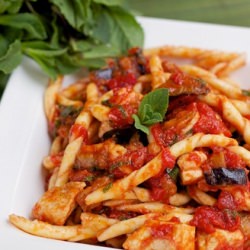 Pasta Swordfish - Recipe photo by gourmantine