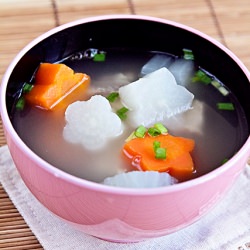 Radish and Carrot Soup - Recipe photo by littleinbox