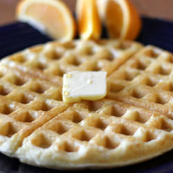 Waffles (from Scratch!) - Recipe photo by Hilah Cooking
