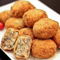 Japanese Potato & Meat Croquette - Recipe photo by Just One Cookbook