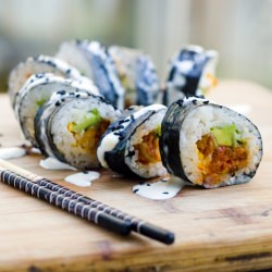 Kimchi Tempura Kim Bap - Recipe photo by nofaceplate