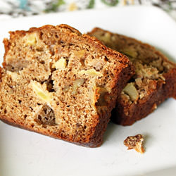 Apple Walnut Flax Bread - Recipe photo by kmkrueb