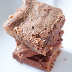 Chocolate Peanut Butter Brownies - Recipe photo by lighterandlocal