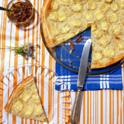 Spring Onion and Brie Tart - Recipe photo by Carrot Cake