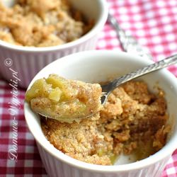 Rhubarb Crumble - Recipe photo by Joanna