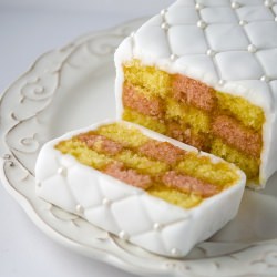 Battenberg Cake - Recipe photo by alma_objetivocupcake