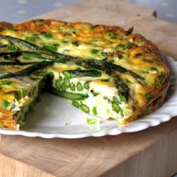 Asparagus and Pea Frittata - Recipe photo by IrvingWashington