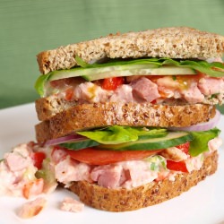 Sweet Chili Ham Salad Sandwich - Recipe photo by TessaMia