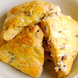 Cranberry Orange Scones - Recipe photo by asweetpeachef