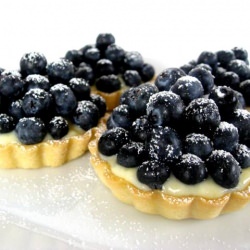 Blueberry Vanilla Tart - Recipe photo by kitchen coquette