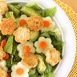 Flower Shaped Croutons - Recipe photo by lisastorms