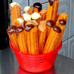 Churros Rellenos - Recipe photo by TheGastronomer