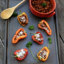 Stuffed Bell Peppers - Recipe photo by SatrupasFoodforThought
