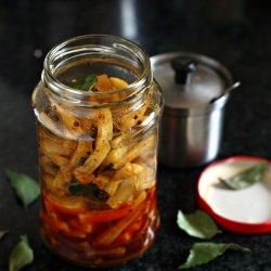 Mooli Ka Achaar (Pickled Radish) - Recipe photo by Aparna