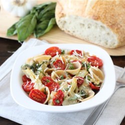 Orecchiette with Tomatoes - Recipe photo by twopeasandtheirpod