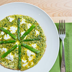 Ramp Pesto Omelette - Recipe photo by closetcooking
