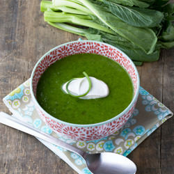 Yu Choy Soup - Recipe photo by karinemoniqui