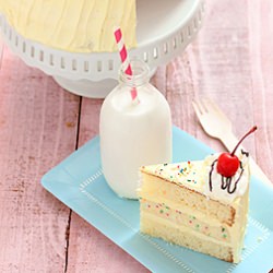 Banana Split Surprise Cake - Recipe photo by BakersRoyale