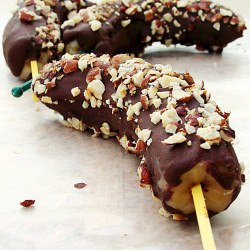Chocolate Covered Frozen Bananas - Recipe photo by diethood