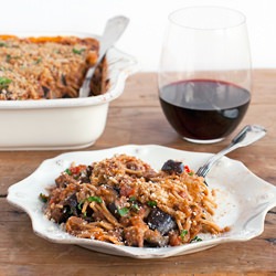 Baked Eggplant Spaghetti - Recipe photo by plumpie